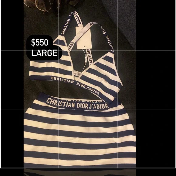 piece Christian Dior j’adior swim set